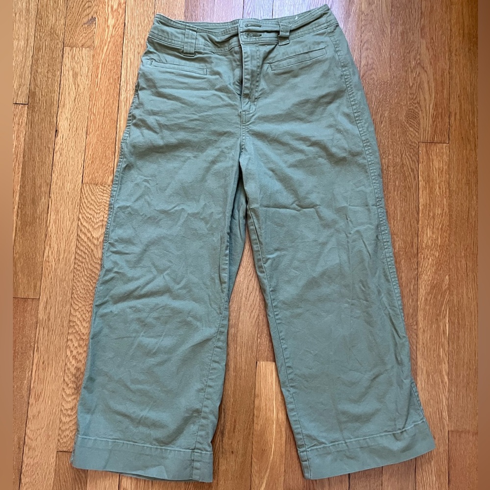GREEN STRECH ELASTIZADO ANKLE PANTS